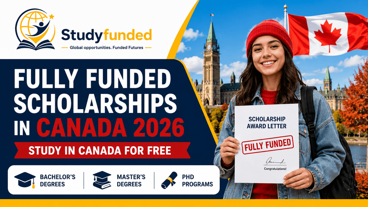 Fully Funded Scholarships in Canada for International students holding a scholarship award letter in Canada