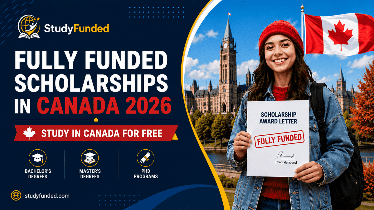 Fully funded scholarships in Canada for international students
