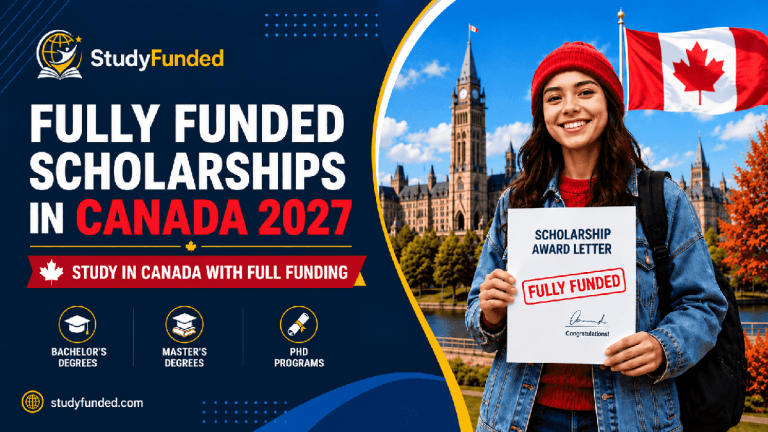 Fully funded scholarships in Canada for international students 2027