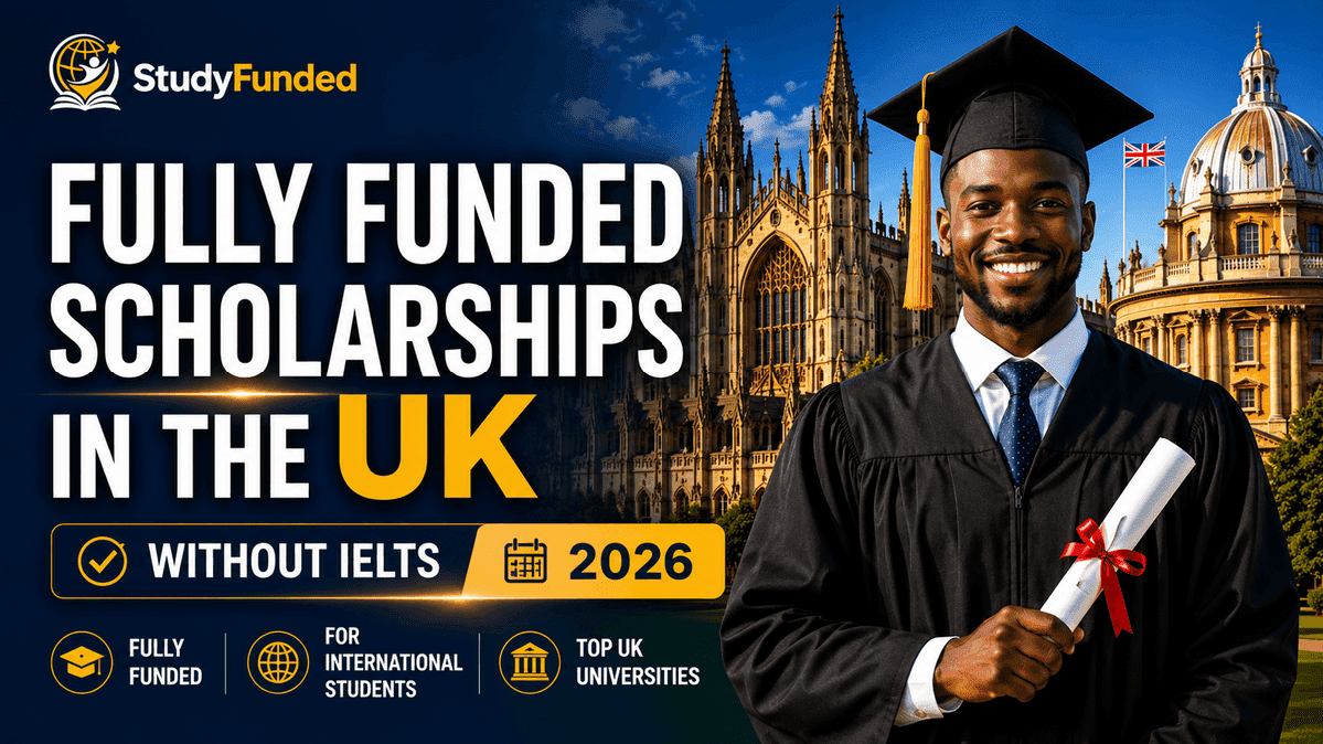Fully funded scholarships in the UK without IELTS for international students
