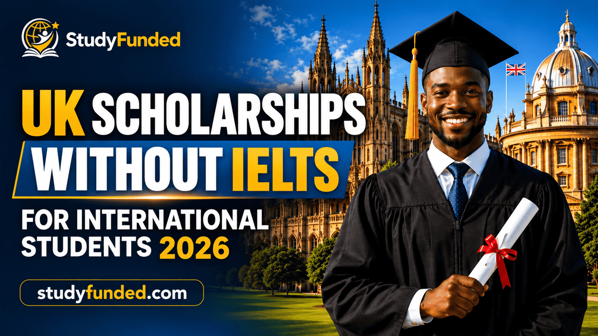 UK scholarships without IELTS for international students 2026