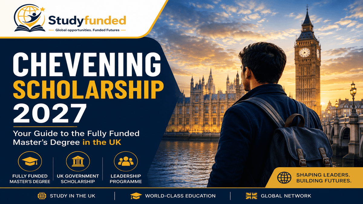 Student overlooking Big Ben in London for the Chevening Scholarship 2027 fully funded master's programme