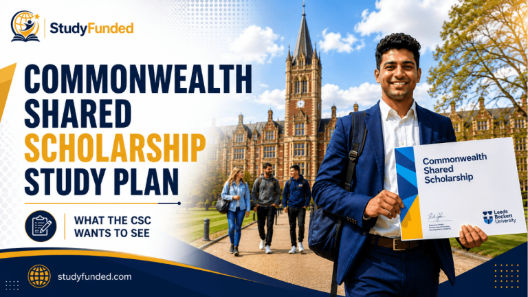 Commonwealth Shared Scholarship study plan guide for international students