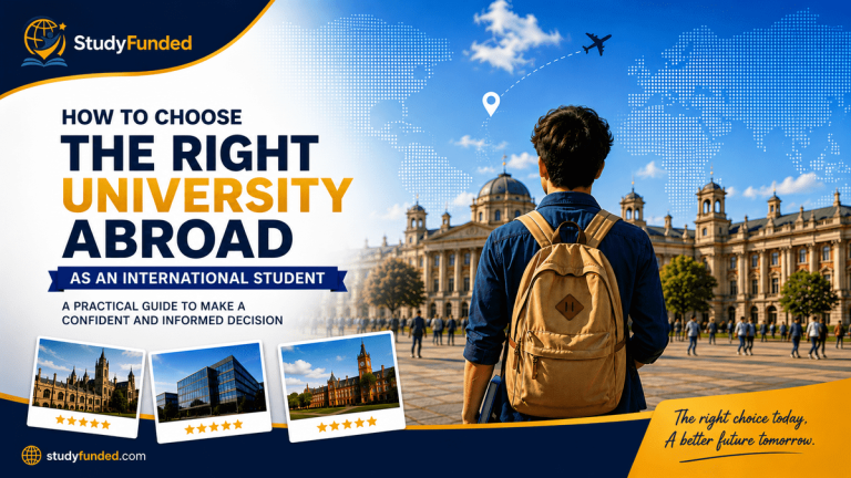How to choose the right university abroad as an international student