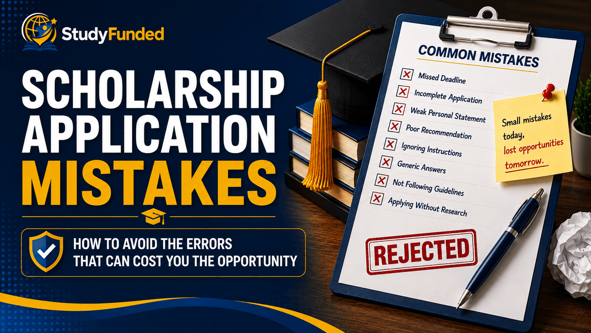 Scholarship application mistakes and how to avoid errors that can lead to rejection
