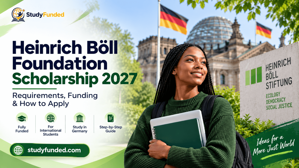 Heinrich Böll Foundation Scholarship 2027 for international students in Germany